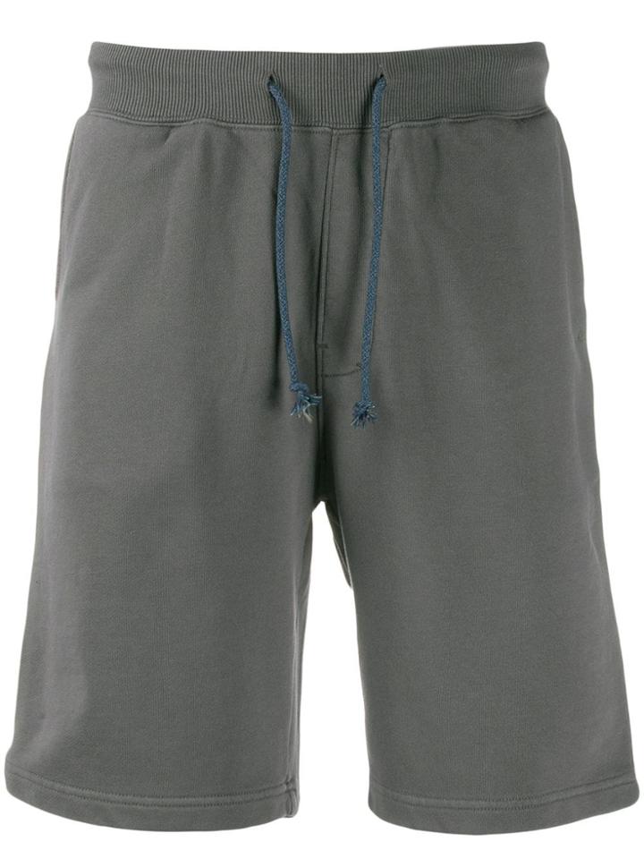 Sun 68 Drawstring Waist Track Shorts - Grey