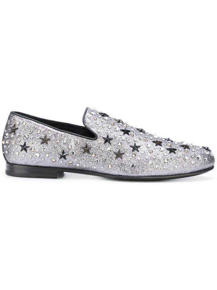 Jimmy Choo Sloane Slippers - Metallic