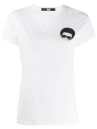 Karl Lagerfeld K/ikonik Slim-fit T-shirt - White