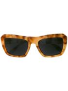 Carolina Herrera Oversized Frame Sunglasses - Yellow