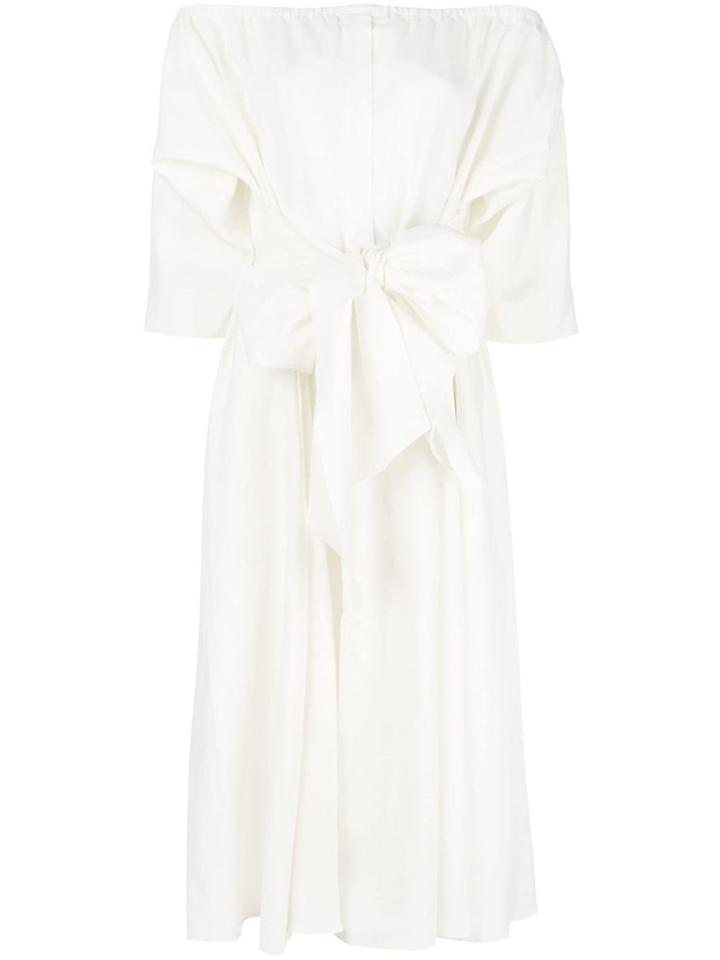 Tome Off-the-shoulder Dress - Neutrals