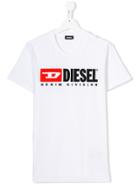 Diesel Kids Teen Tjustdivision T-shirt - White