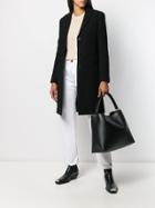 Emporio Armani Slouchy Leather Tote - Black