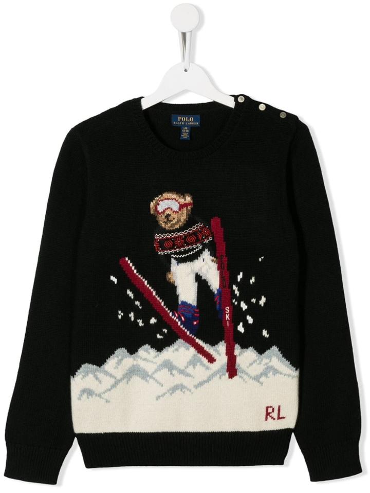 Ralph Lauren Kids Snow Polo Jumper - Black