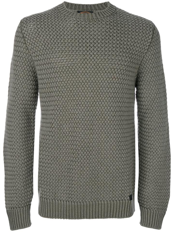 Tod's Textured Jumper - Green