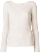 Dorothee Schumacher Wide Neck Jumper - Nude & Neutrals
