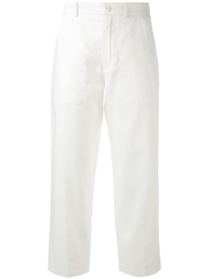 Chloé Cropped Trousers - White