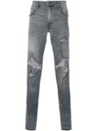 Amiri - Distressed Skinny Jeans - Men - Cotton/spandex/elastane - 32, Grey, Cotton/spandex/elastane