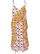 Kenzo Jackie Flowers Midi Dress - Pink