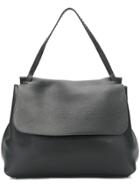The Row Saddle Tote - Black