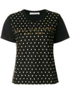 Philosophy Di Lorenzo Serafini Mesh Spot T-shirt - Black