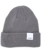 Attachment - Folded Knitted Beanie - Men - Cotton - One Size, Grey, Cotton