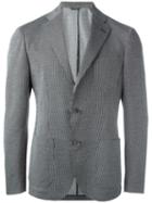 Etro Patterned Blazer, Men's, Size: 48, Black, Cotton/silk/cupro