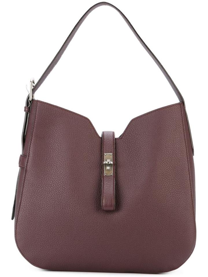 Bally 'b Turn' Hobo Shoulder Bag, Women's, Pink/purple