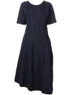 Jil Sander Shortsleeved Maxi Dress - Blue