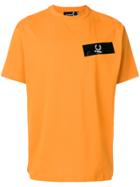 Raf Simons X Fred Perry Tape Detail T-shirt - Yellow & Orange
