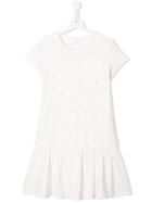 Chloé Kids Teen Horse Embroidered Dress - White