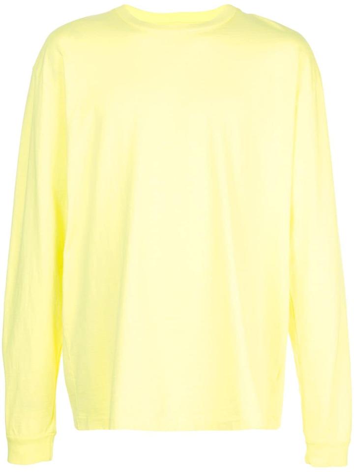 John Elliott Loose Fit Long Sleeve Top - Yellow