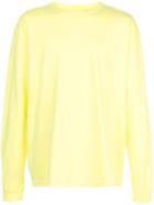 John Elliott Loose Fit Long Sleeve Top - Yellow