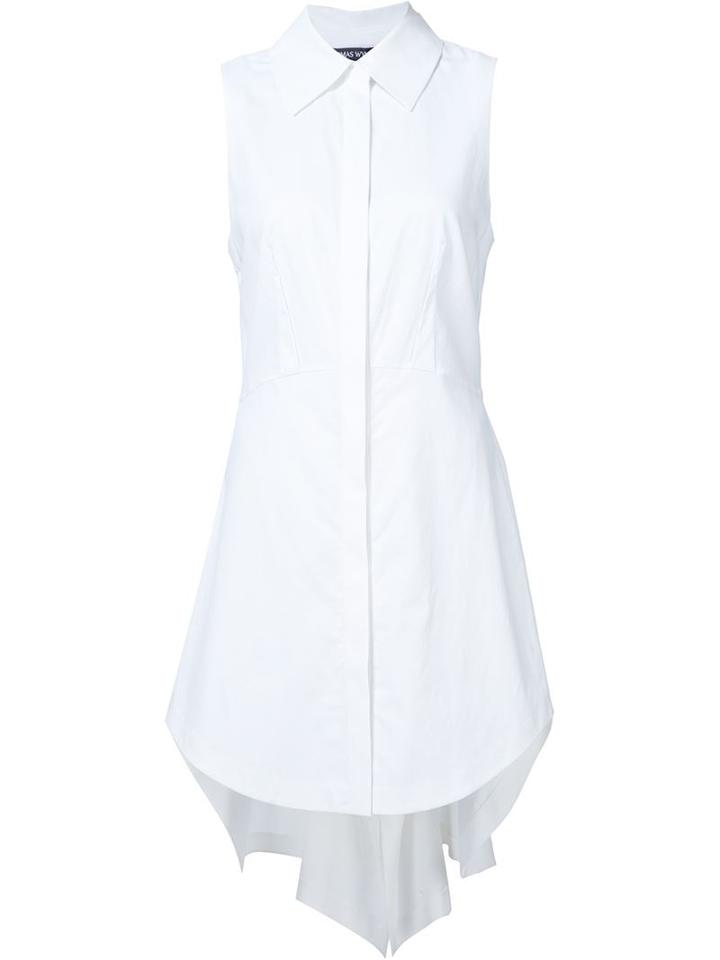 Thomas Wylde Pleated-back Shirt Dress