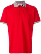 Rossignol Contrast Collar Polo Shirt - Red