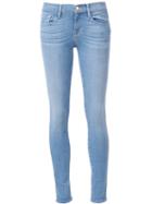 Frame Denim Skinny Jeans, Women's, Size: 25, Blue, Cotton/polyester/spandex/elastane