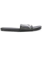 Plein Sport Curry Pool Slides - Black