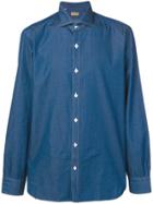 Barba Classic Denim Shirt - Blue