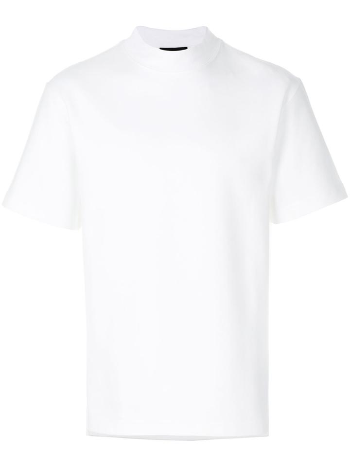 Calvin Klein 205w39nyc Branded Mock Neck T-shirt - White