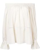 Zeus+dione Atros Off Shoulder Blouse - Neutrals