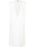 Adam Lippes Sleeveless Wrap Dress - White