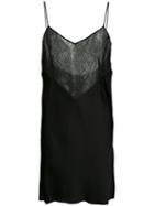 Marina Moscone Lace Detail Top - Black