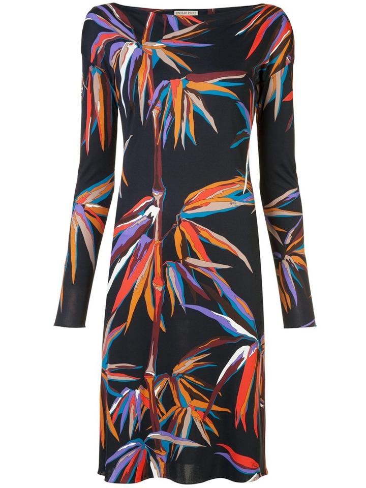 Emilio Pucci Marylin Dress, Women's, Size: 44, Black, Viscose/silk