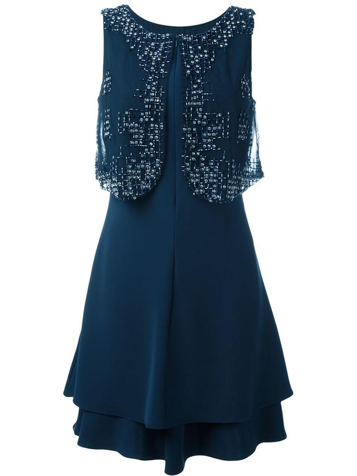 Armani Collezioni Embellished Dress