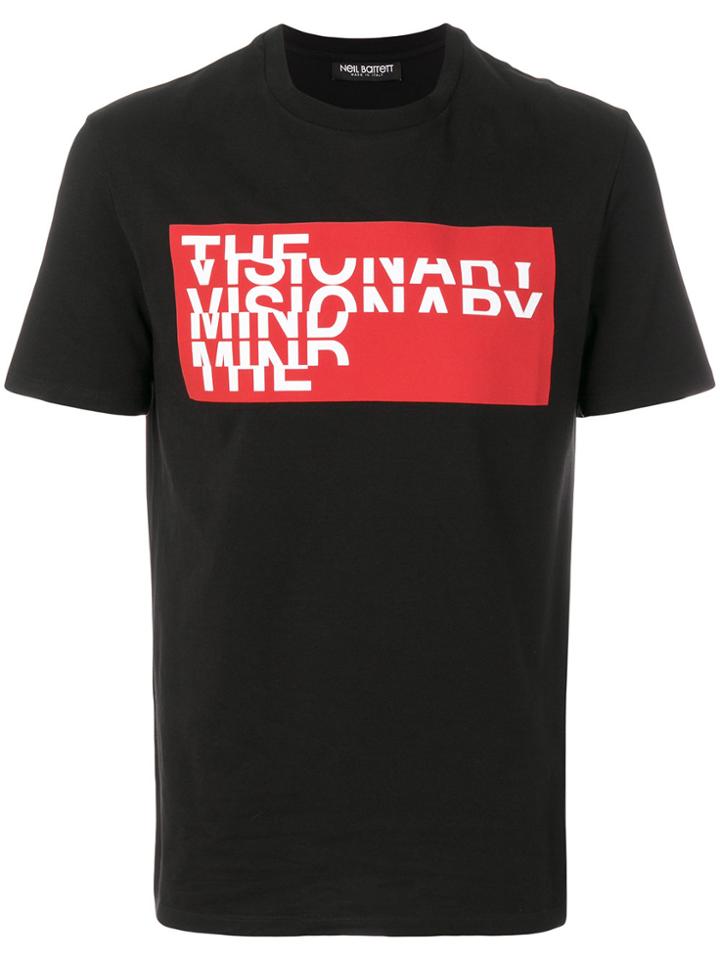 Neil Barrett The Visionary Mind T-shirt - Black