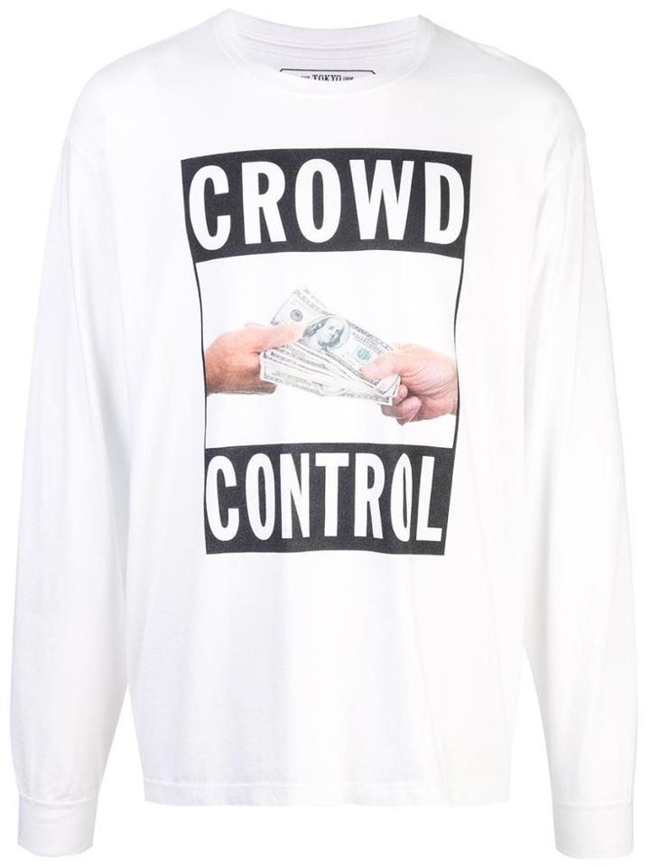 Neighborhood Photographic Print Sweatshirt - White