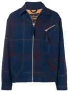 Vivienne Westwood Anglomania Check Overshirt Jacket - Blue