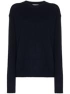 Alexandra Golovanoff Blue Oversized Cashmere-blend Sweater