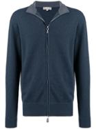N.peal Zip-up Cashmere Cardigan - Blue