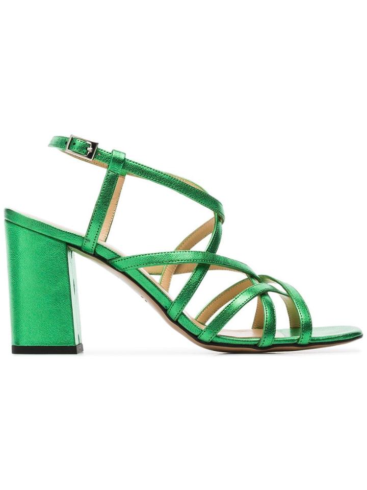 Kalda Kalda Pip 85 Lthr Strppy Sndl - Green