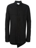 Lost & Found Rooms Layered Shirt, Men's, Size: Large, Black, Cotton/linen/flax