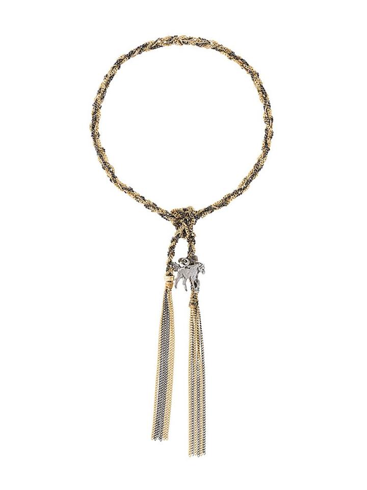 Carolina Bucci 18kt Yellow And Black Gold 'lucky Grace' Bracelet