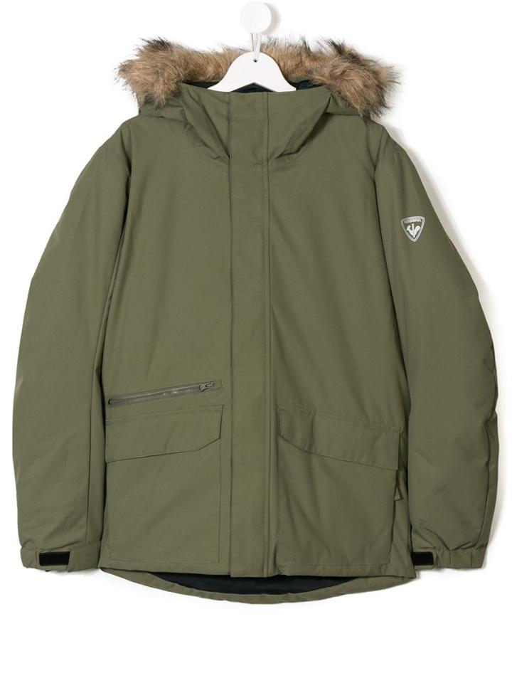 Rossignol Boy Parka Jacket - Green