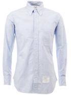 Thom Browne Embroidered Dog Shirt, Men's, Size: 1, Blue, Cotton