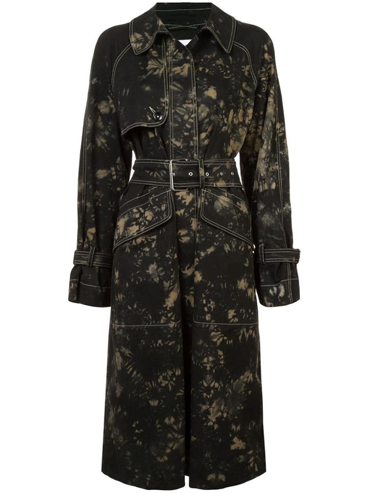 Proenza Schouler Pswl Bleach Dye Trench Coat - Neutrals