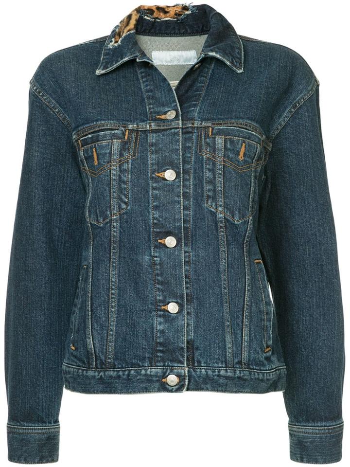 Roarguns Multi-print Patchwork Jacket - Blue
