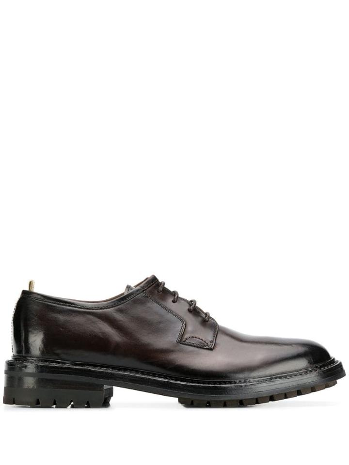 Officine Creative Lace Up Derby Shoes - Brown