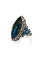 Sevan Bicakci Diamond Blue Quartz Peacock Ring