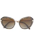 Bulgari Oversized Sunglasses - Brown