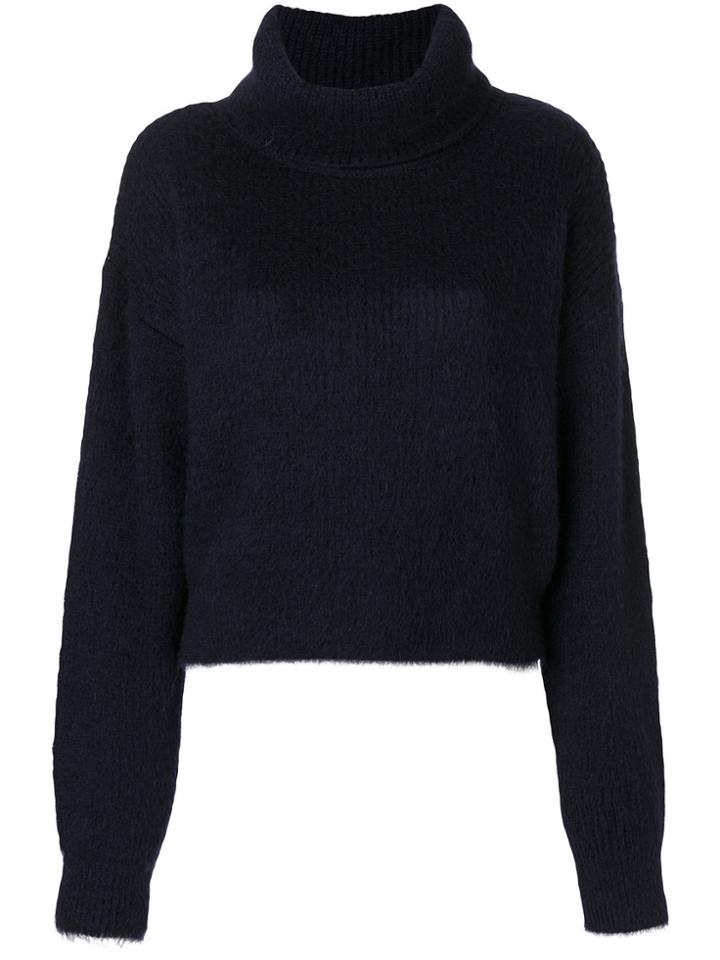 Carven Turtleneck Shift Jumper - Blue